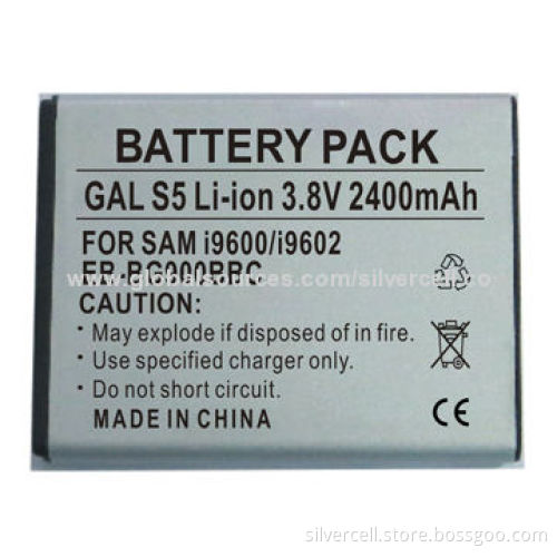 Li-ion Mobile Phone Battery for Samsung S5, with 2400mAh Capacity